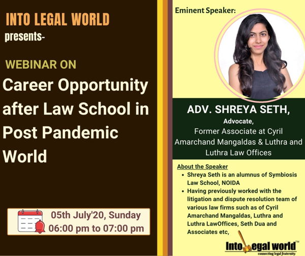 Career Opportunity After Law School In Post Pandemic World