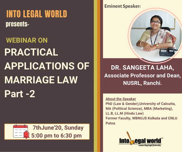 Practical Application Of Marriage Laws Part 2